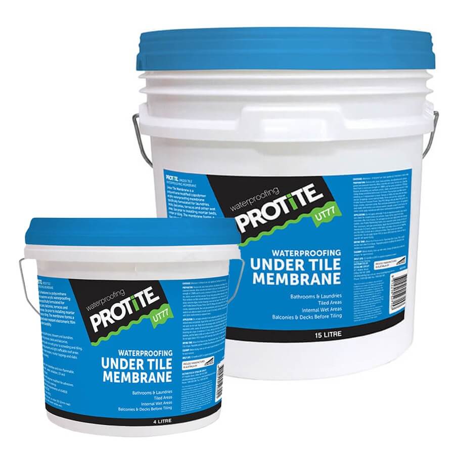Waterproofing under tile membrane